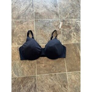 Skims Fits Everybody Demi T-shirt Bra Onyx 46DD